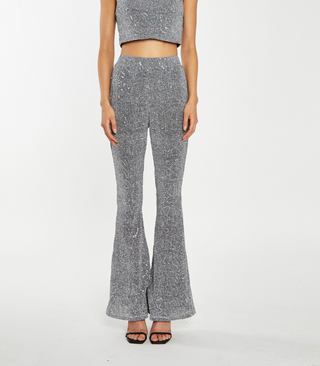 Sequin High Waisted Pants