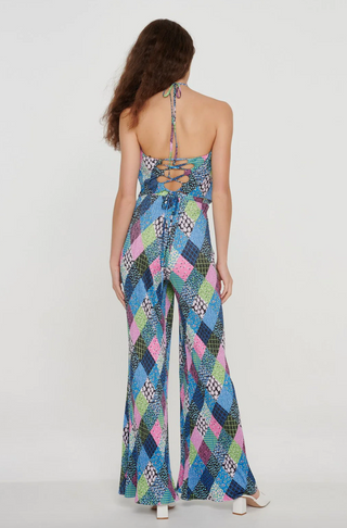 Printed Patchwork Flares