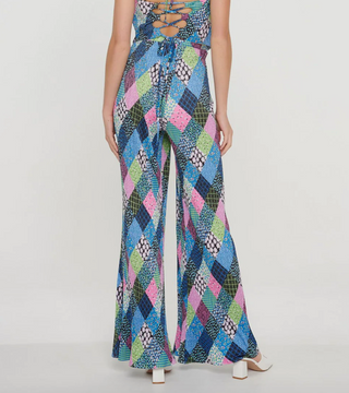 Printed Patchwork Flares-FINAL SALE