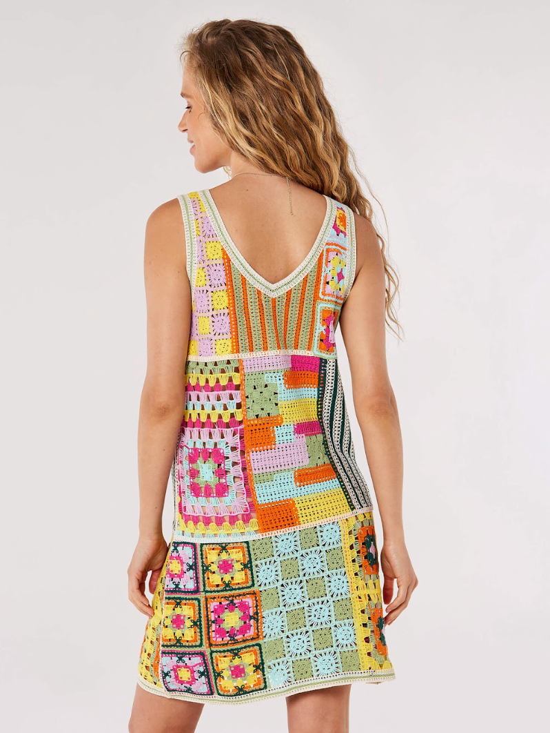 Crochet shift dress online