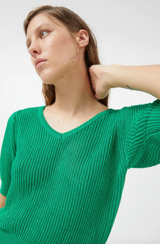 Short Sleeve Knit Sweater