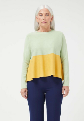 Color Block Swing Knit Sweater