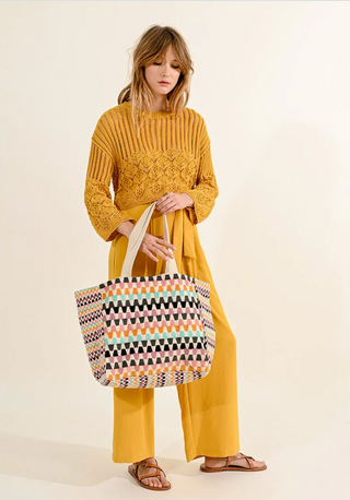 Zig Zag Wave Tote