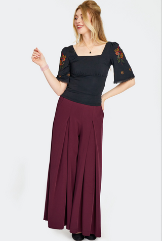 Snake Floral Top