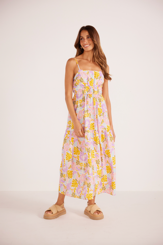 Soleil Strappy Midi Dress