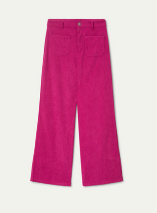 Mid-Rise Corduroy Pants