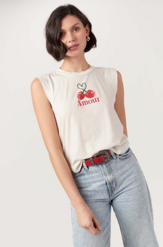 Amour Cherries Muscle Tank Top