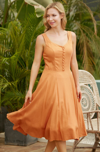 Heidi Fit & Flare Swing Midi Dress