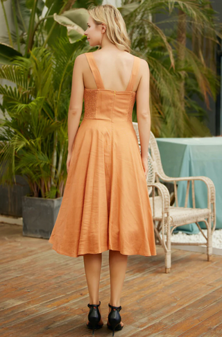 Heidi Fit & Flare Swing Midi Dress