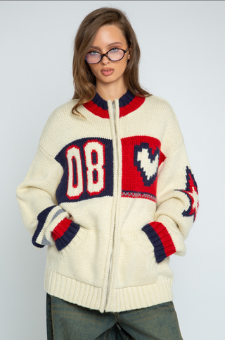 Beau Chunky Oversized Cardigan