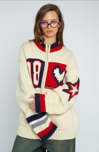 Beau Chunky Oversized Cardigan