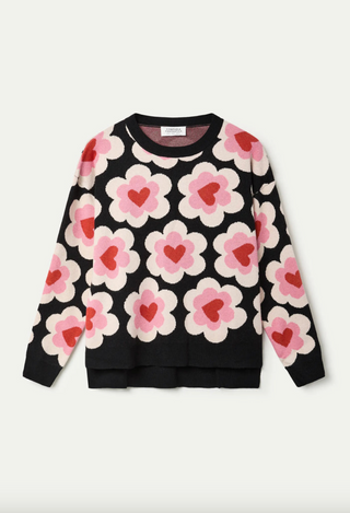 Sweet Heart Knit Sweater