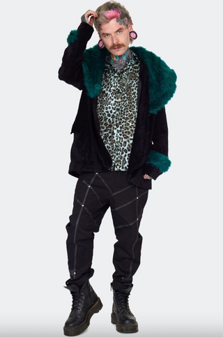 Gothic Faux Fur Blazer