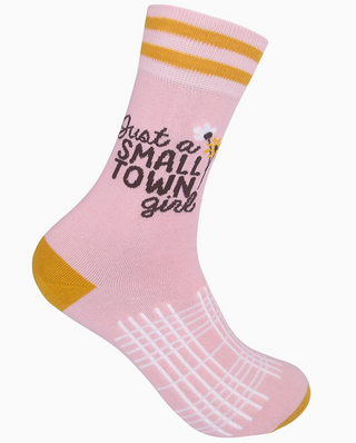 Just A Small Town Girl Crew Socks