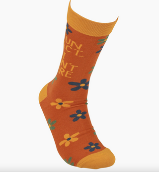 Fun Fact I Don't Cares Crew Socks