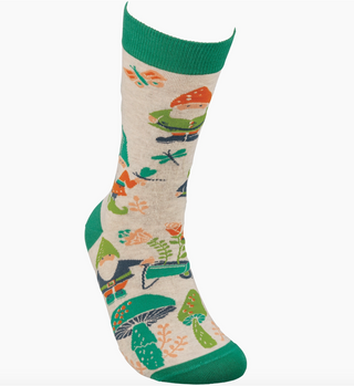 Garden Gnome Crew Socks