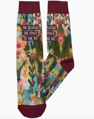 So She Did Crew Socks