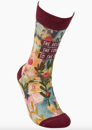 So She Did Crew Socks