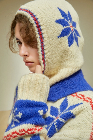 Retro Snowflake Balaclava