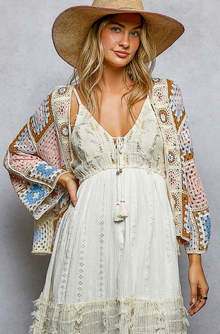 Crochet Granny Square Cardigan