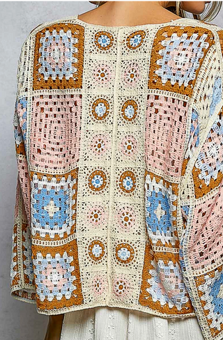 Crochet Granny Square Cardigan