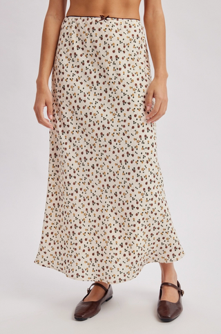 Ditsy Floral Midi Skirt