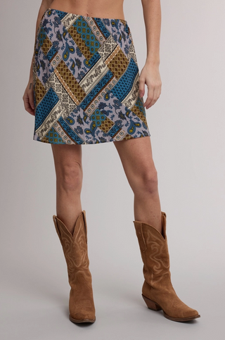 Patchwork Mini Skort