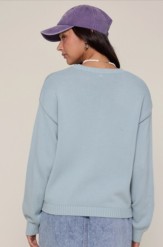 Intarsia Trout Fish Knit Sweater