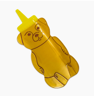 Honey Bear Large Hair Claw Clip