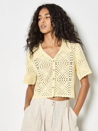 Flower Crochet Cardigan