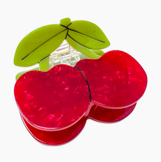 Large Cherry Hair Clip Claw
