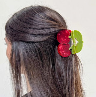 Large Cherry Hair Clip Claw