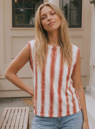 Stripe Knit Top