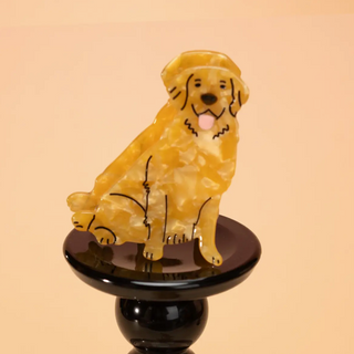 Golden Retriever Hair Claw Clip