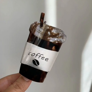 Iced Coffee Cup Hair Claw Clip