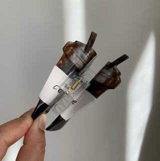 Iced Coffee Cup Hair Claw Clip
