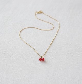 Cherry Pendant Necklace