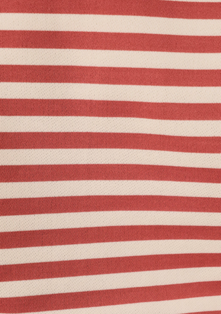 Henley Stripe Sweatshirt