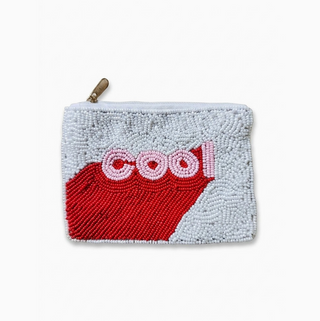Retro Cool Beaded Coin Purse