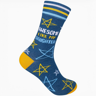Awesome Like My Daughter Socks