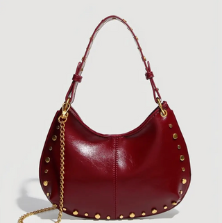 Retro Studded Shoulder Bag