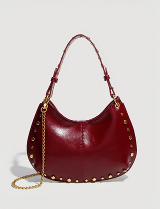 Retro Studded Shoulder Bag