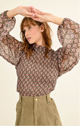 Floral Woven Top