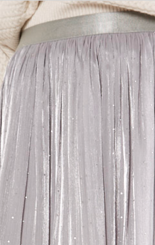 Shimmer Stud Midi Skirt