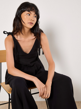 Tetra Tie Shoulder Jumpsuit