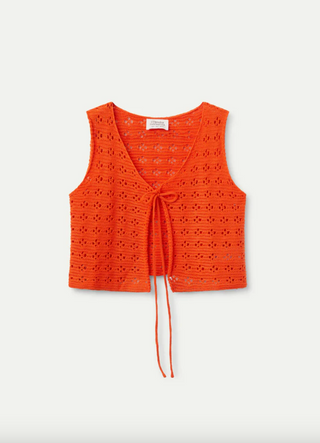 Crochet Tie Vest