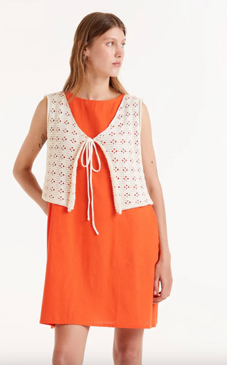 Crochet Tie Vest