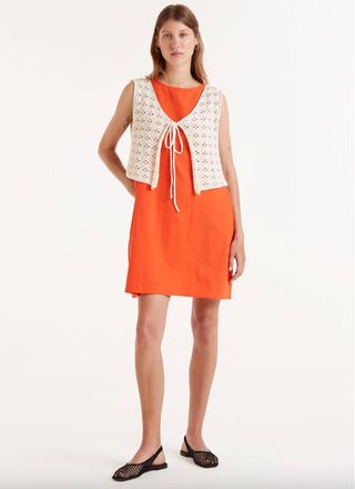 Crochet Tie Vest