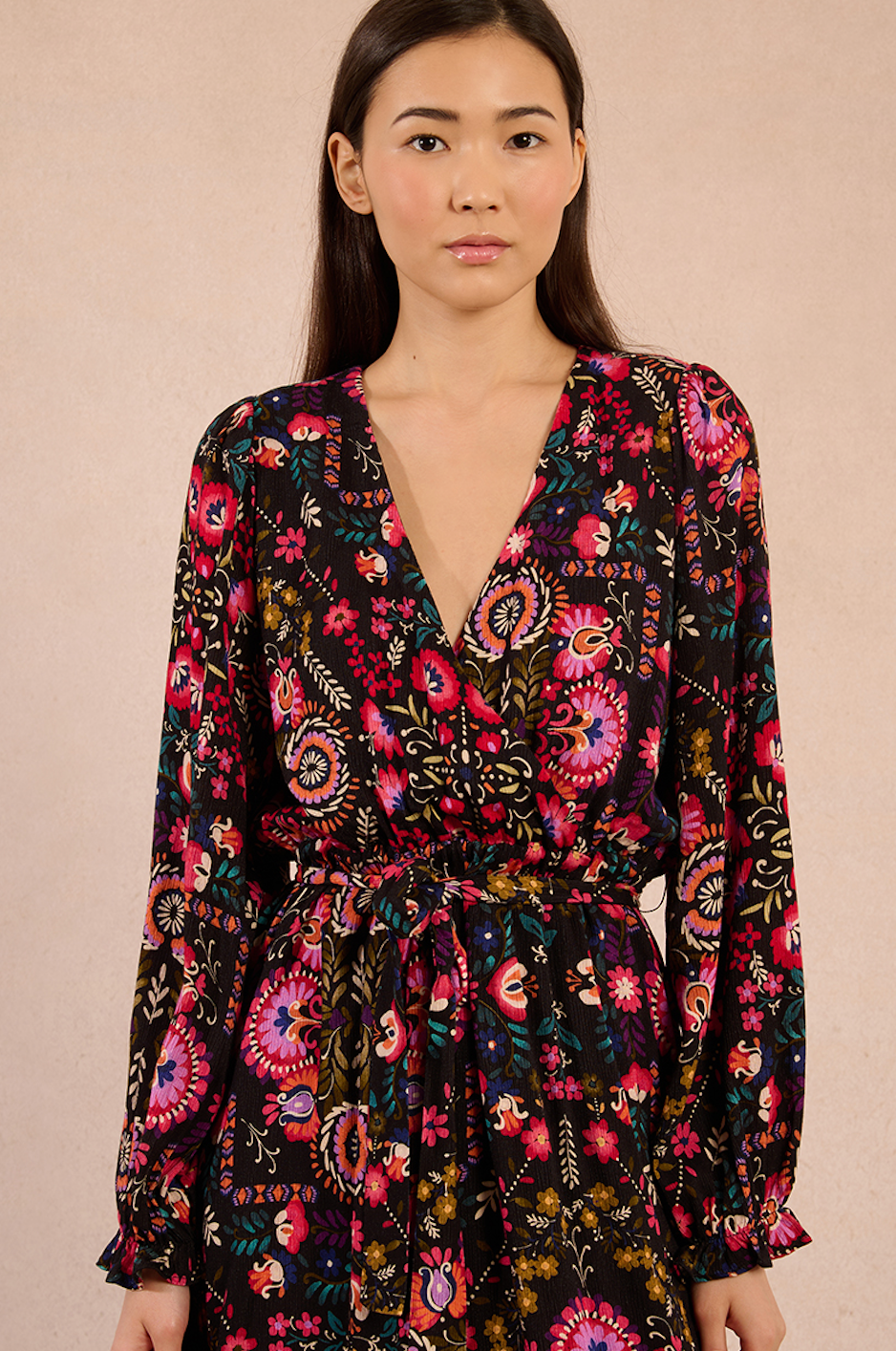 irina midi dress Irina Bishop Sleeve Midi Dress in Citronelle