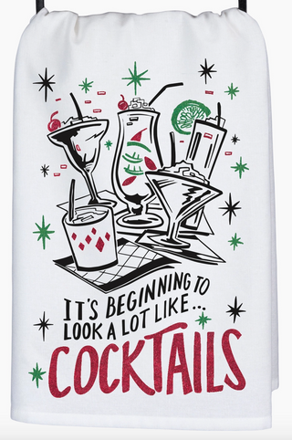 A Lot Like Cocktails Kitchen Towel